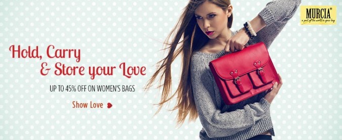 Flipkart offer for Murcia handbags